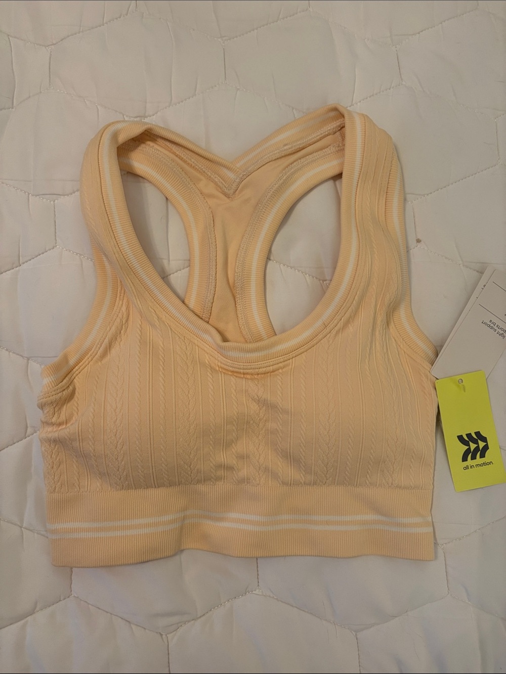 All in motion Seamless Racerback Sports Bra - small